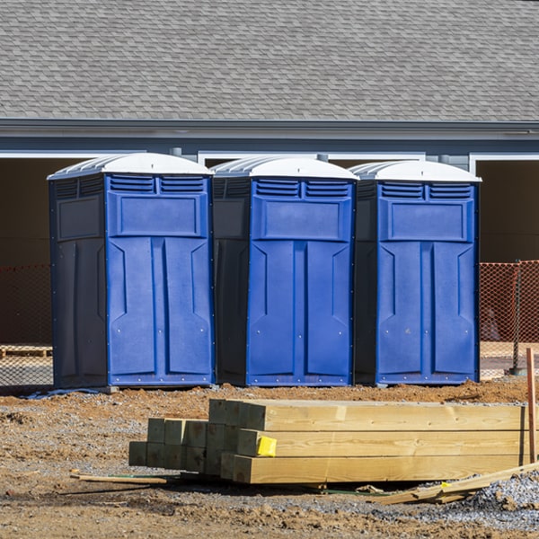 how do you ensure the portable toilets are secure and safe from vandalism during an event in Douglas WY